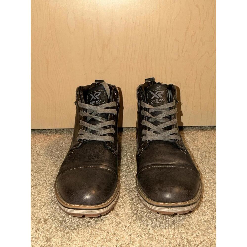 XRAY Men's XRW325 Grey Lace Up Mid Top Casual Boot Sneakers Shoes Size 10 EUR 43